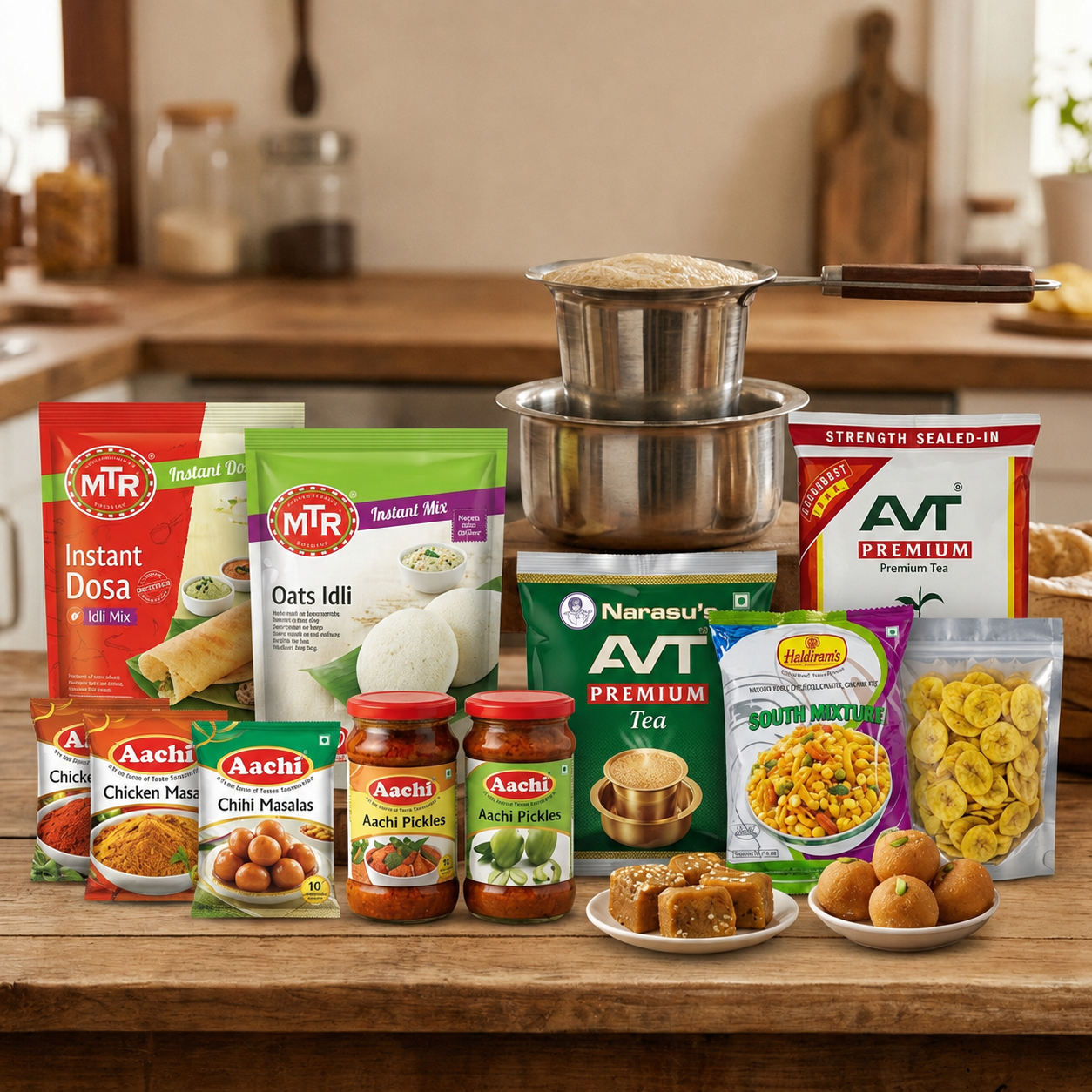 Snacks, Beverages & Instant Foods